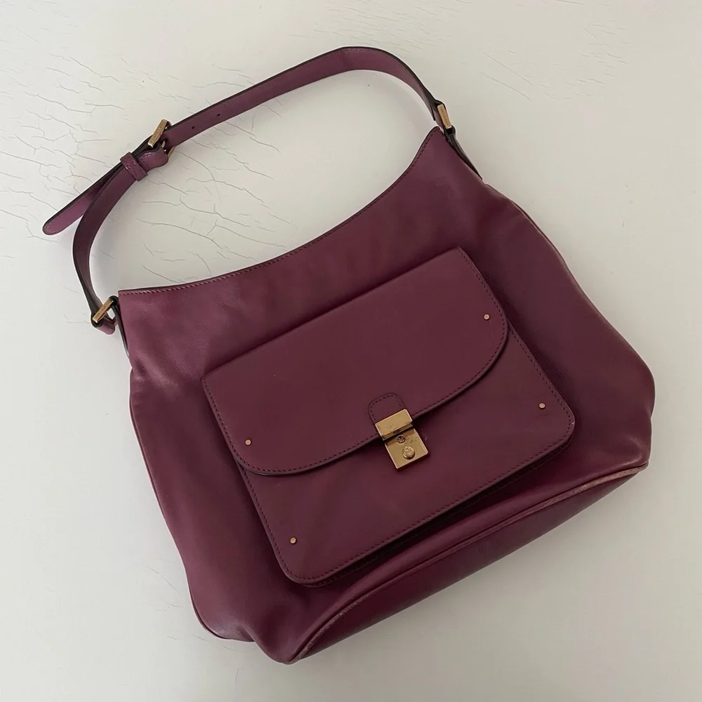 TORY BURCH Leather Priscilla Hobo Bag